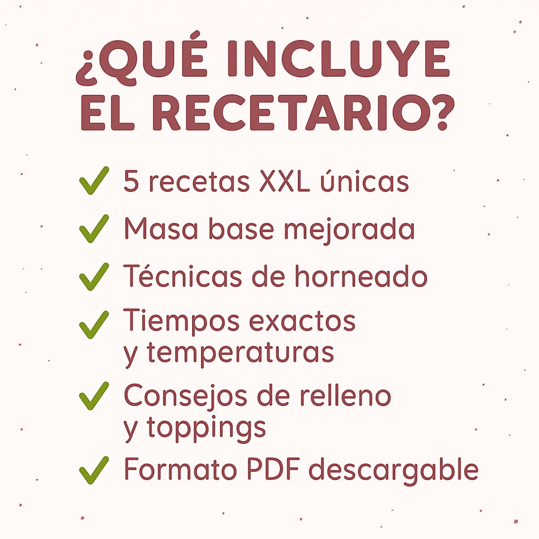 Recetario Digital De Galletas XXL