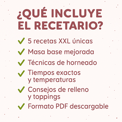 Recetario Digital De Galletas XXL